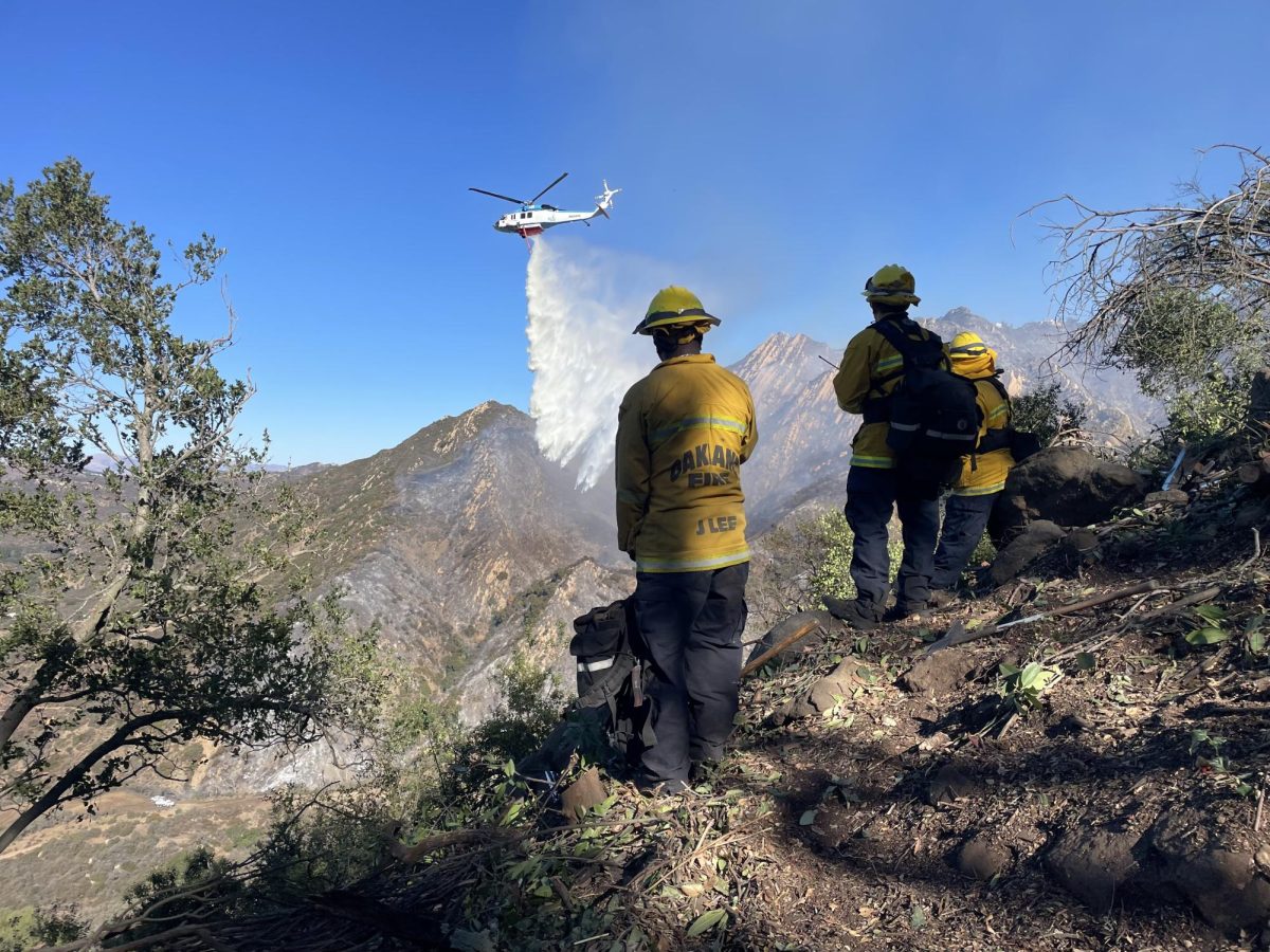 Oakland Fire Department helping out in the Palisades fire.